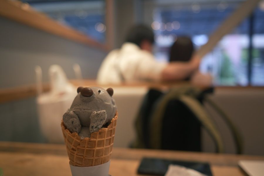 Кайхин-Макухари. Мороженое в gelato pique по дороге домой из Сиобары, 31 мая 2026.